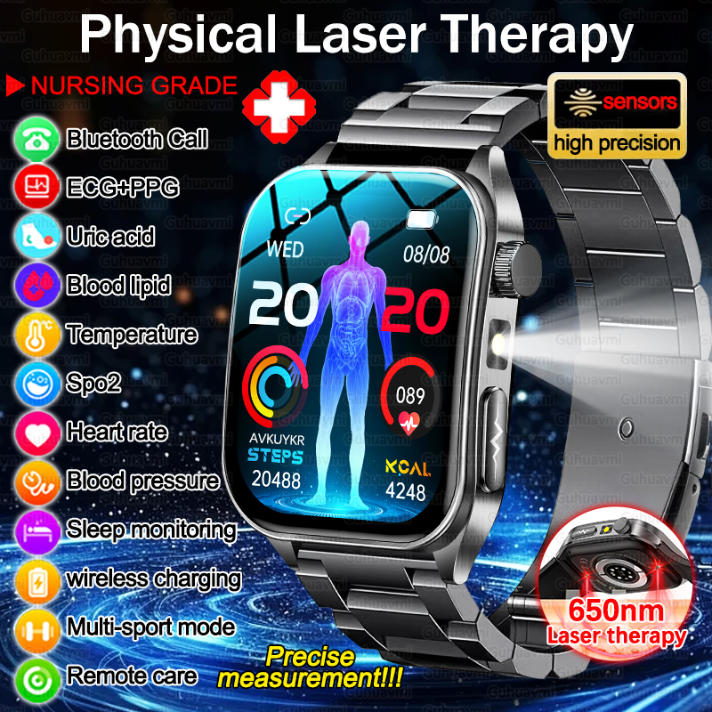 Fall Detection Watch - 2026 New Health Smart Watch Laser