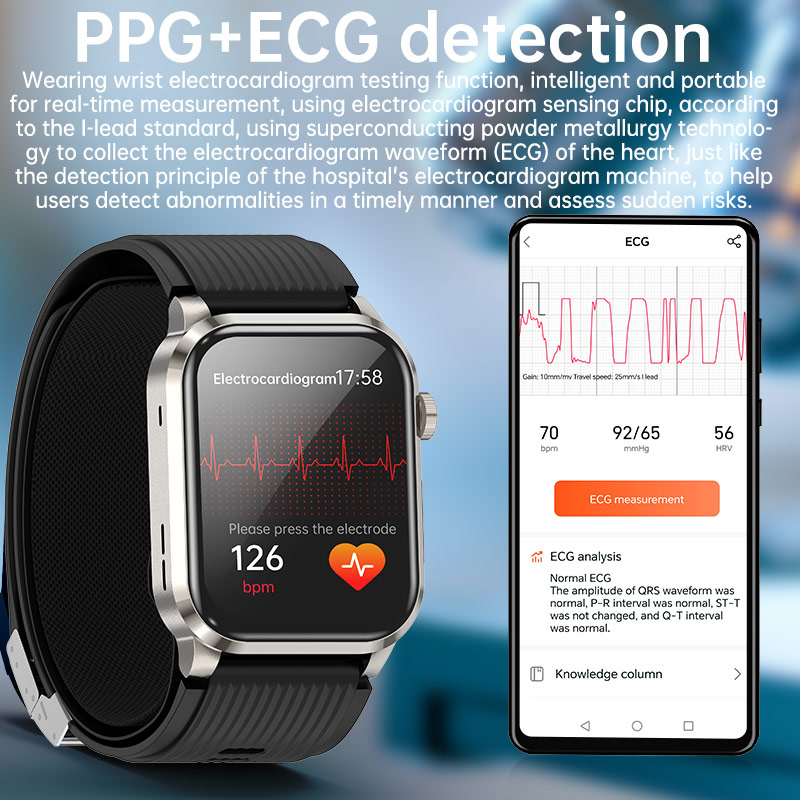 P300pro BT Call Air Pump Airba – Fall Detection Watch recenzja i cena