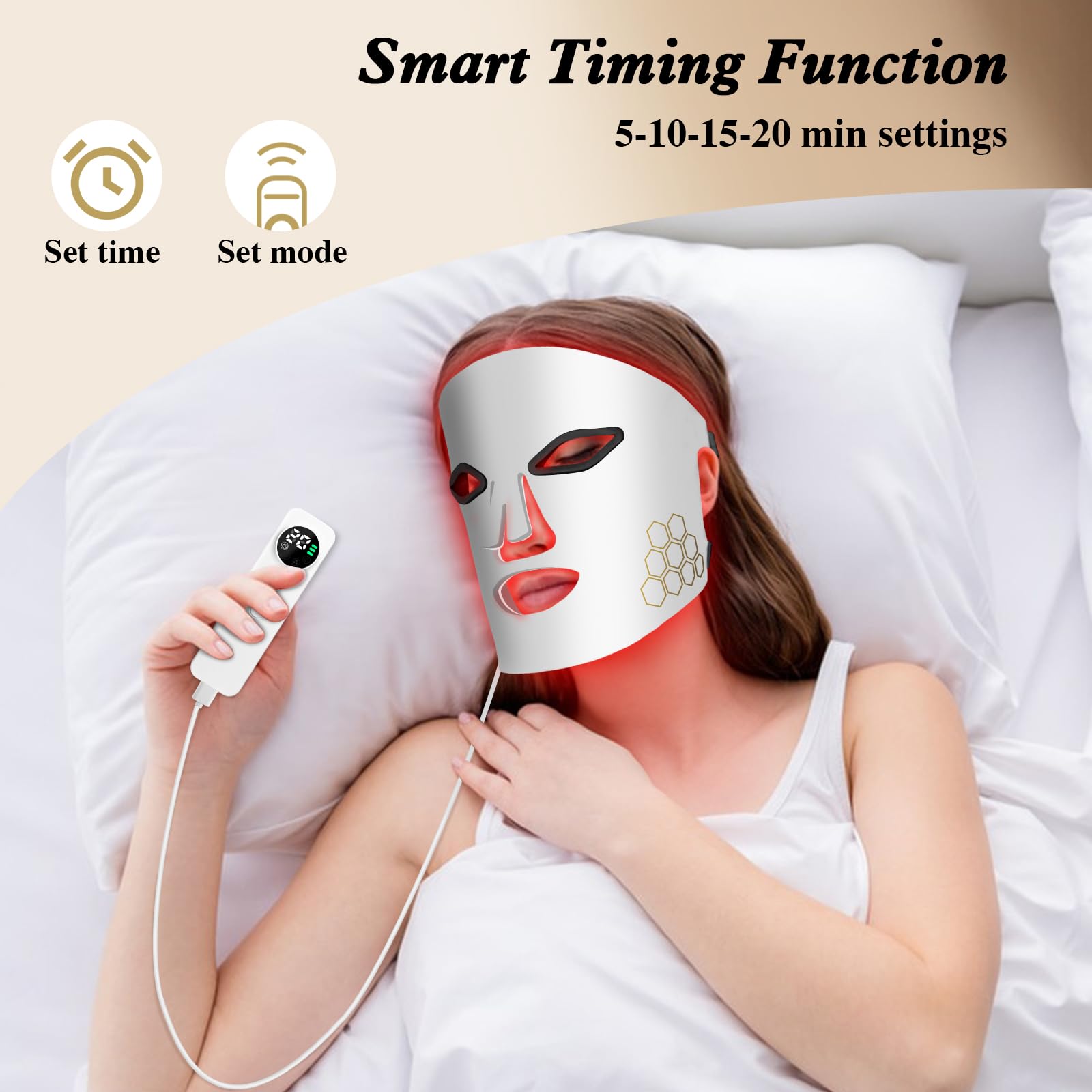 Hello Face LED Face Mask Light – Galvanic Skin Sensor recenzja i cena