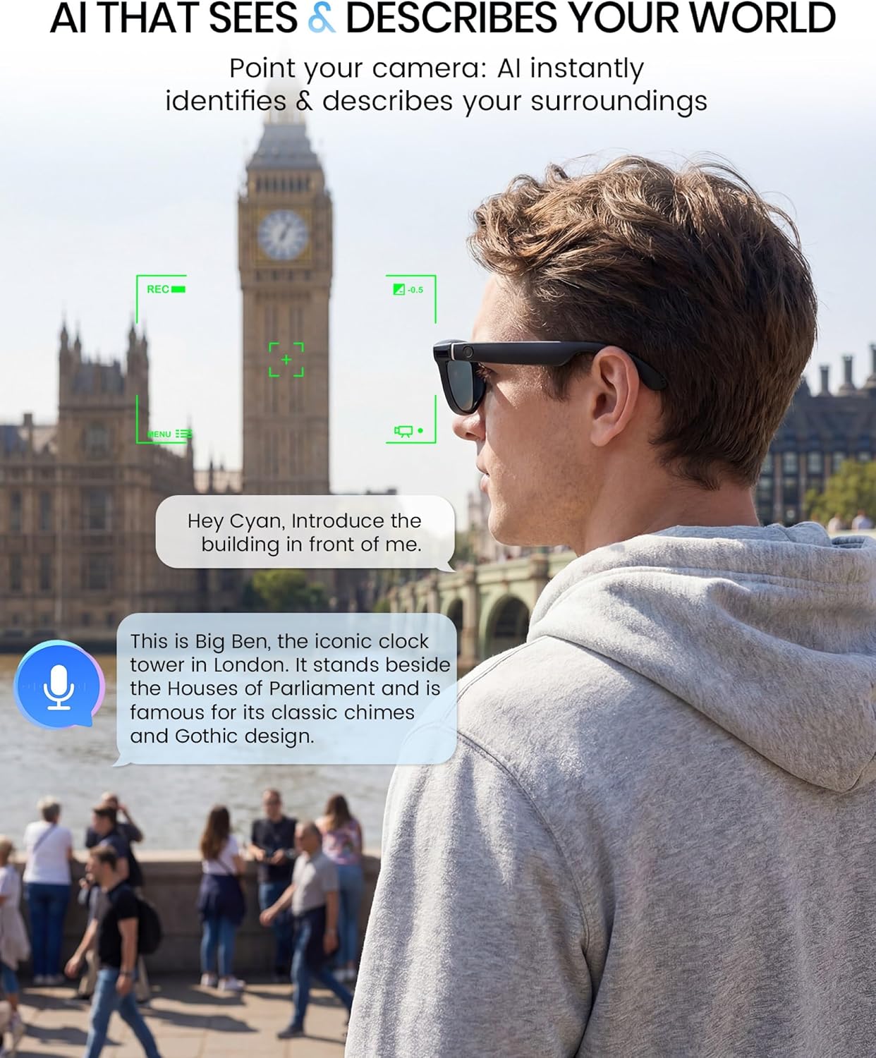 HD Camera Bluetooth Smart Glas – Smart Glasses Lens recenzja i cena