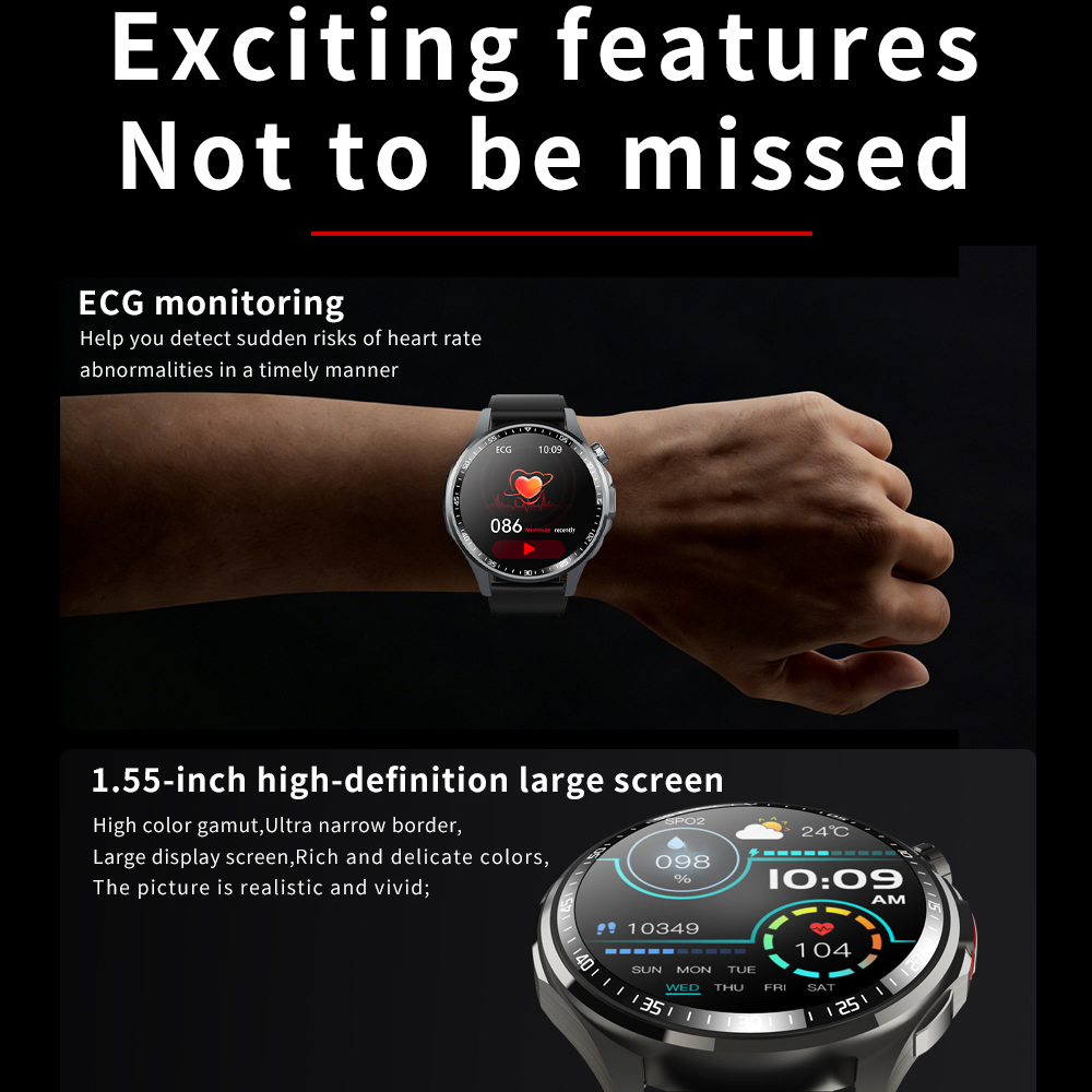 Men Smart Watch Ultra HD Scree – Fall Detection Watch recenzja i cena