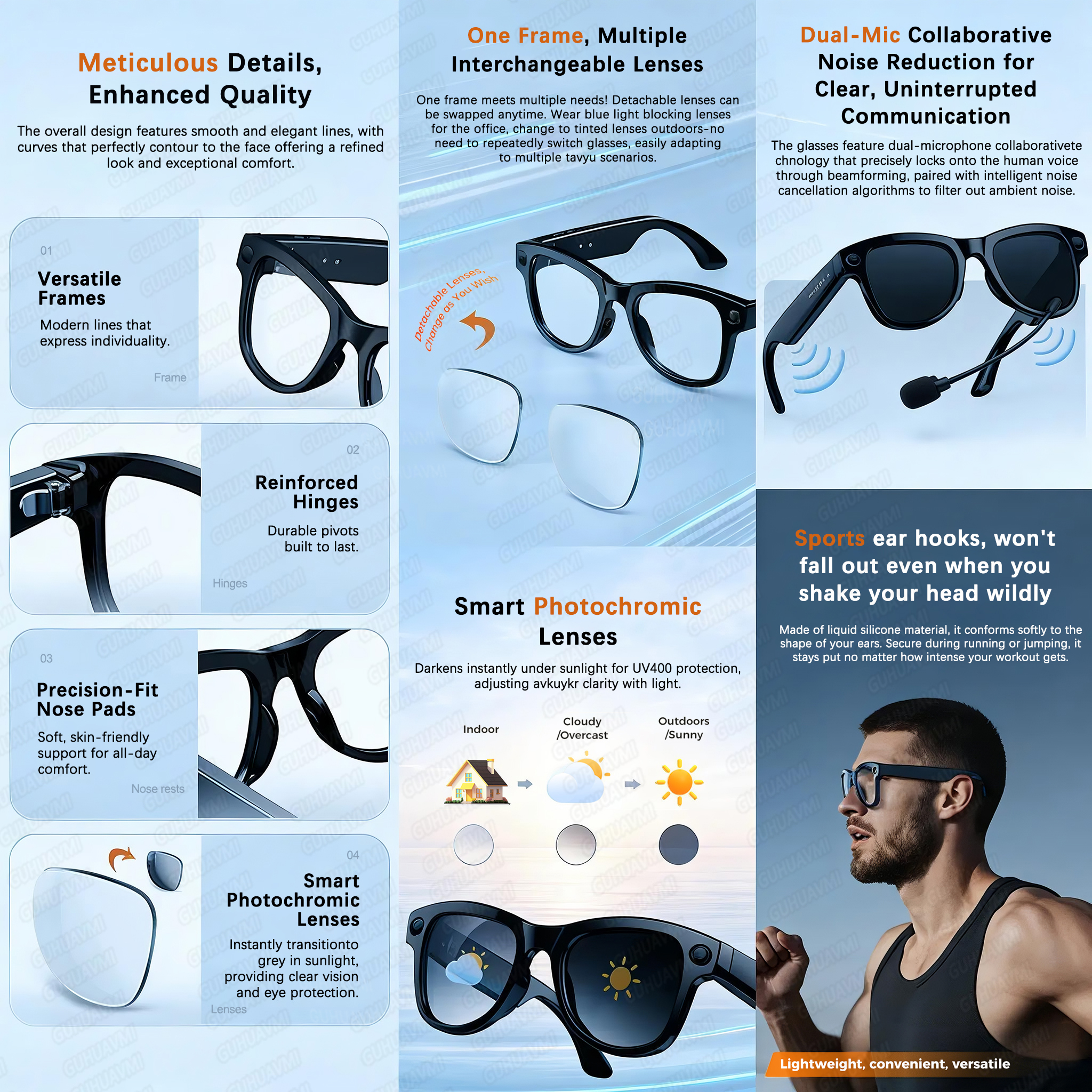 New 800W 4k HD Camera Smart Gl – Smart Glasses Lens recenzja i cena