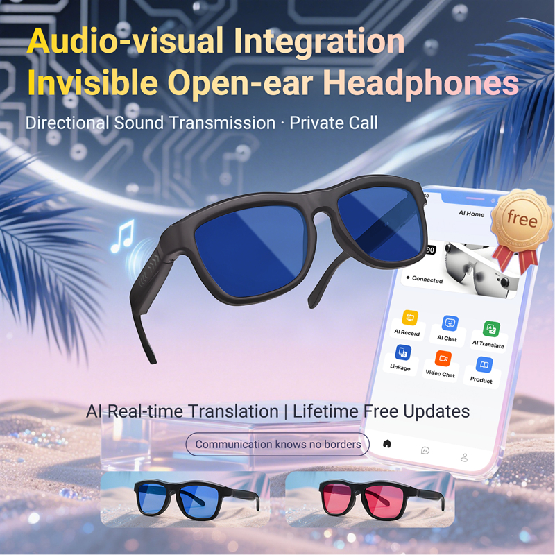 Bluetooth Touch-Dimming Glasse – Smart Glasses Lens recenzja i cena
