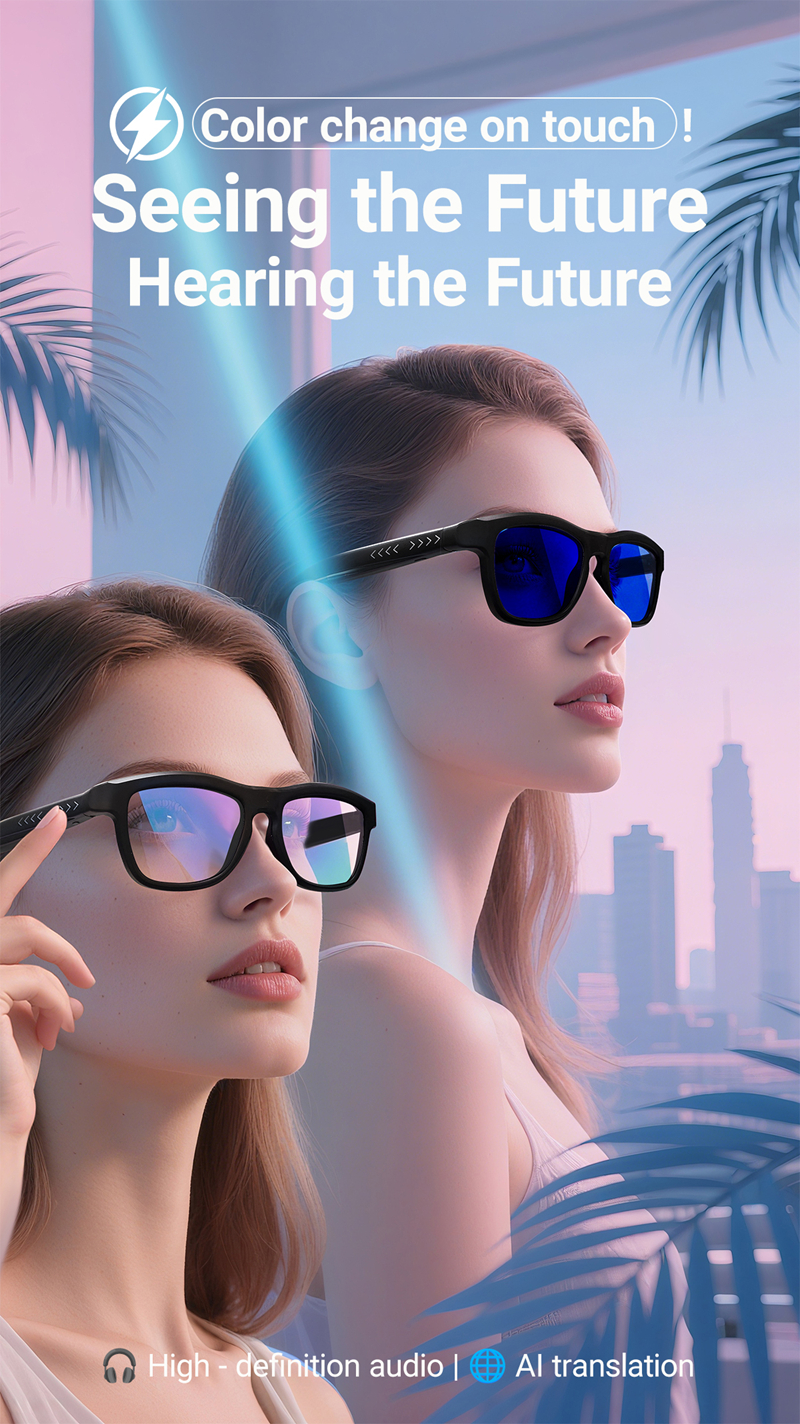 Bluetooth Touch-Dimming Glasse – Smart Glasses Lens recenzja i cena