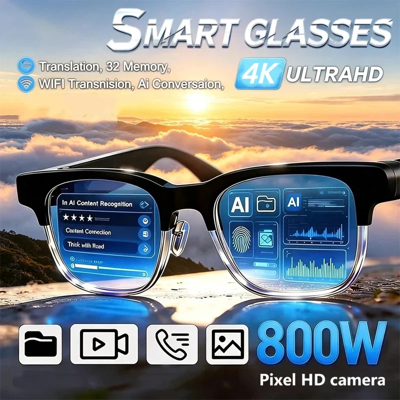 AI Smart Glasses 4K Remote Con – Smart Glasses Lens recenzja i cena
