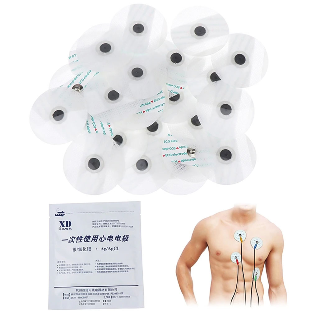 50-500pcs Non-woven ECG Electr – Ecg Patch Monitor recenzja i cena