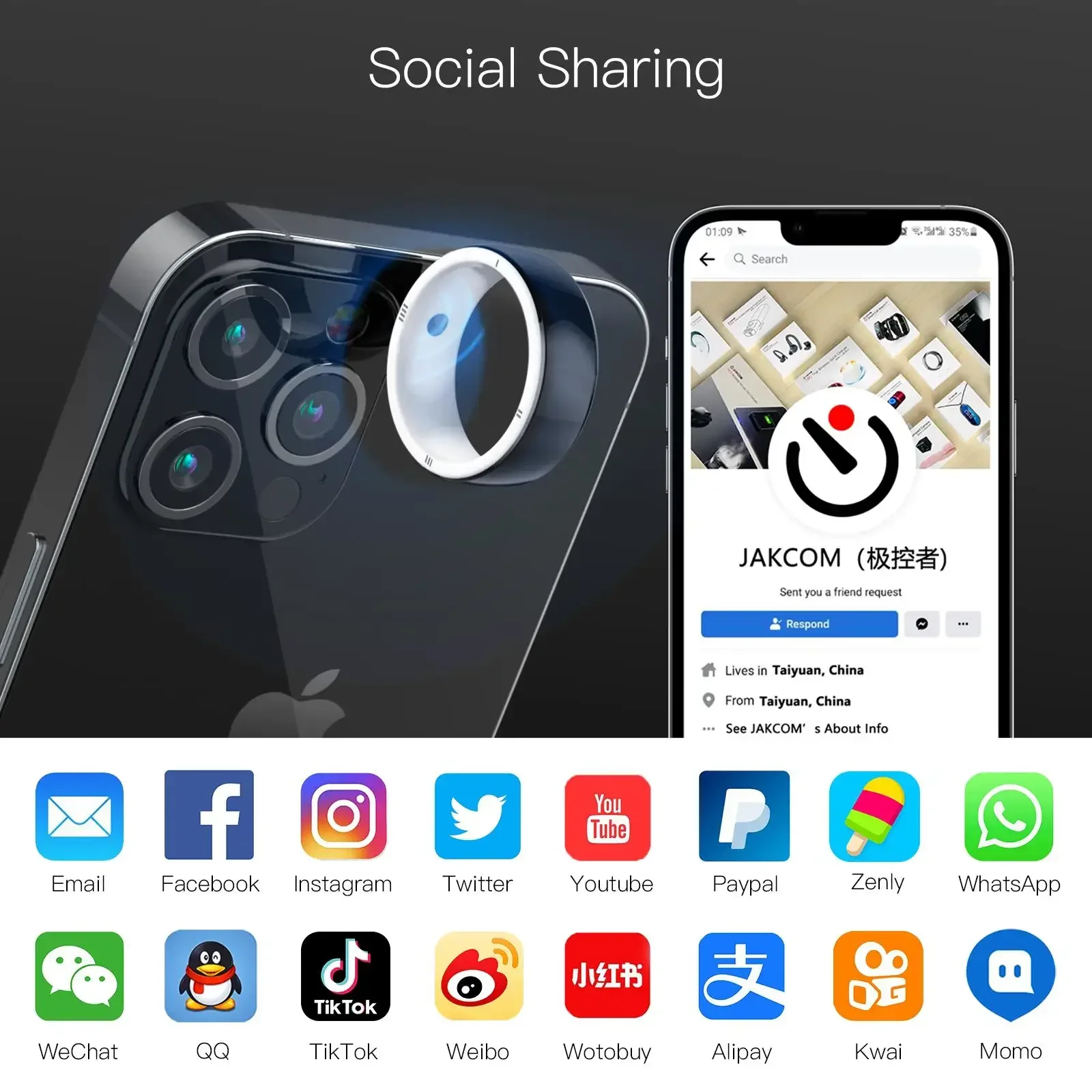 Smart Ring Smart Wearable Devi – Smart Ring Nfc Pay recenzja i cena