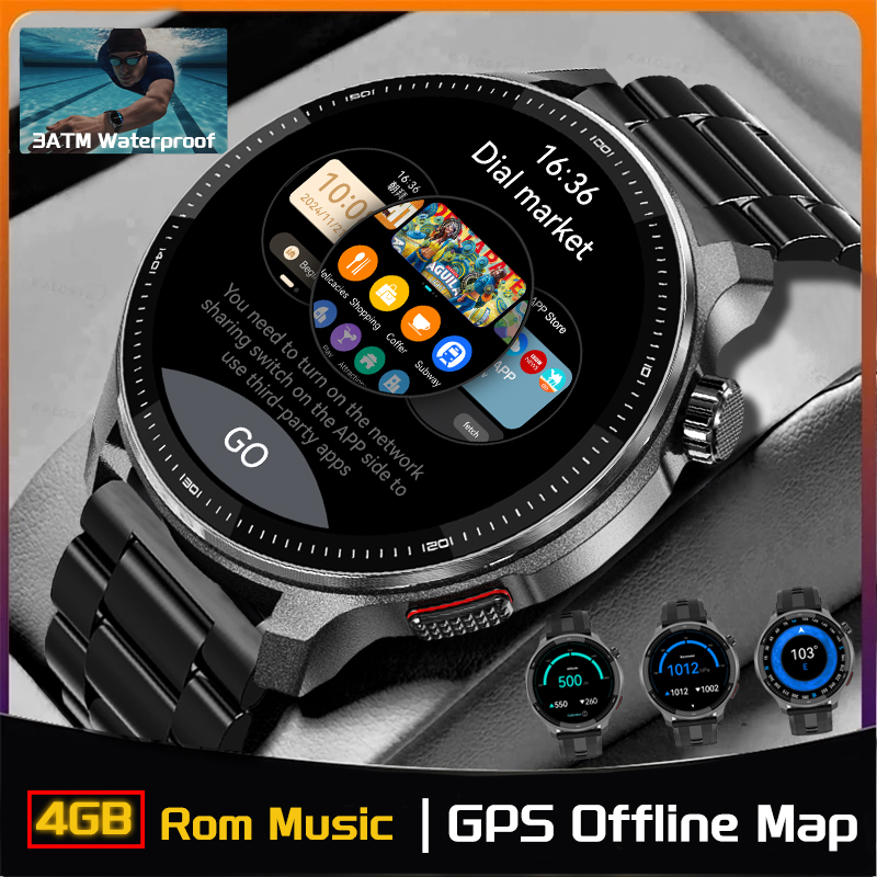 NEW 4G Memory GPS Offline Map  – Fall Detection Watch recenzja i cena
