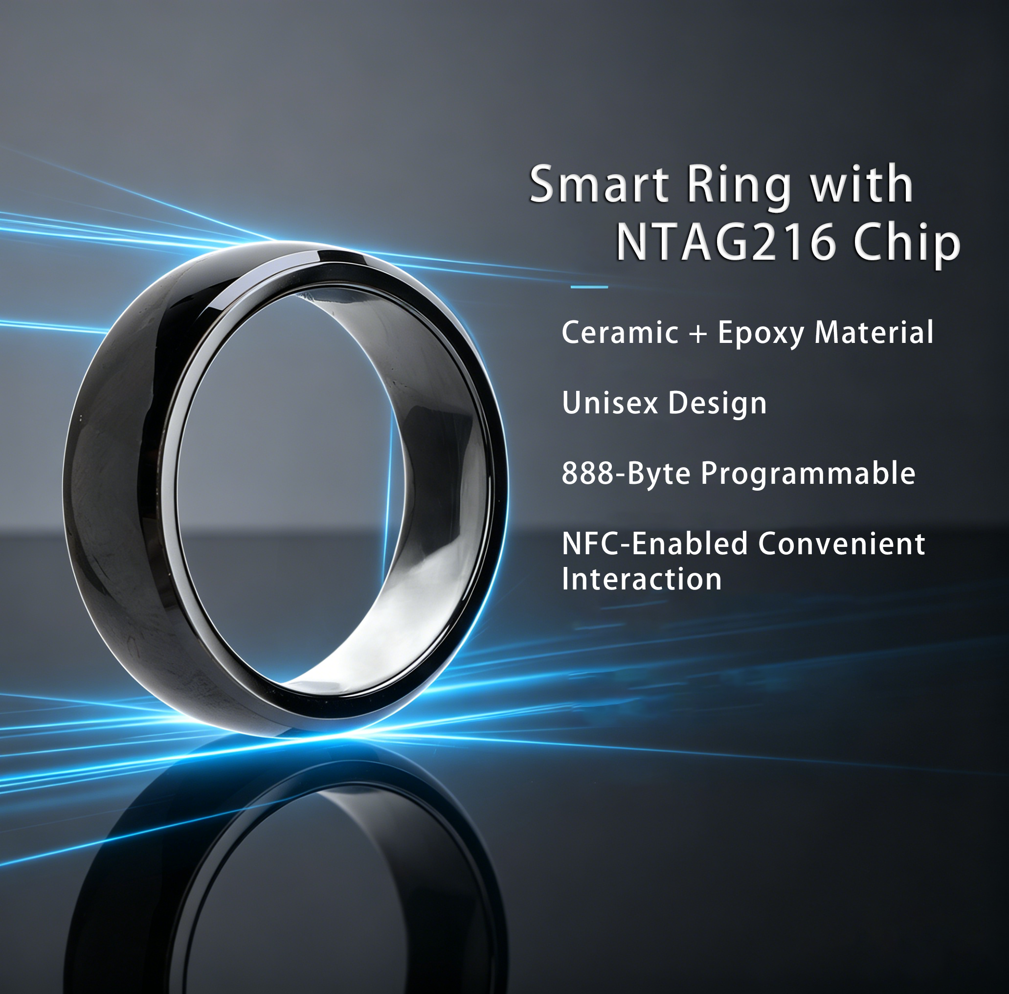 NFC Full Ceramic Smart Ring Co – Smart Ring Nfc Pay recenzja i cena