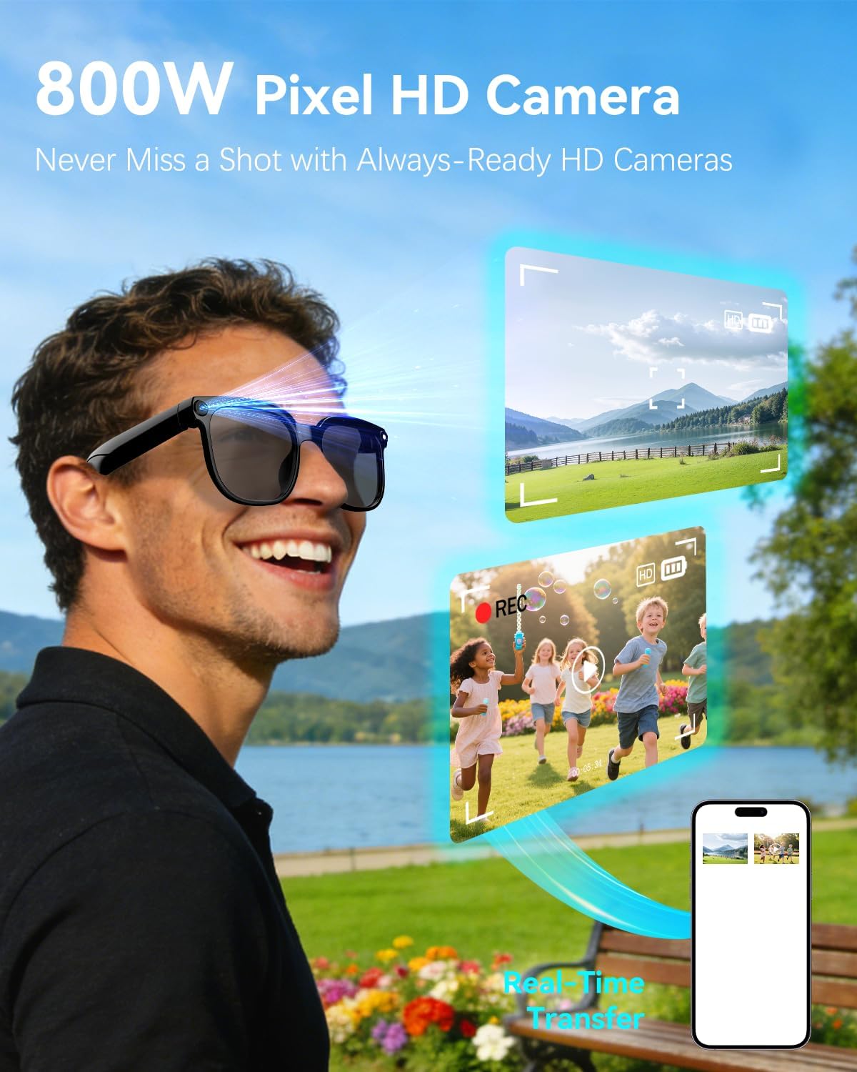AI Smart Glasses: 8MP Camera,  – Smart Glasses Lens recenzja i cena