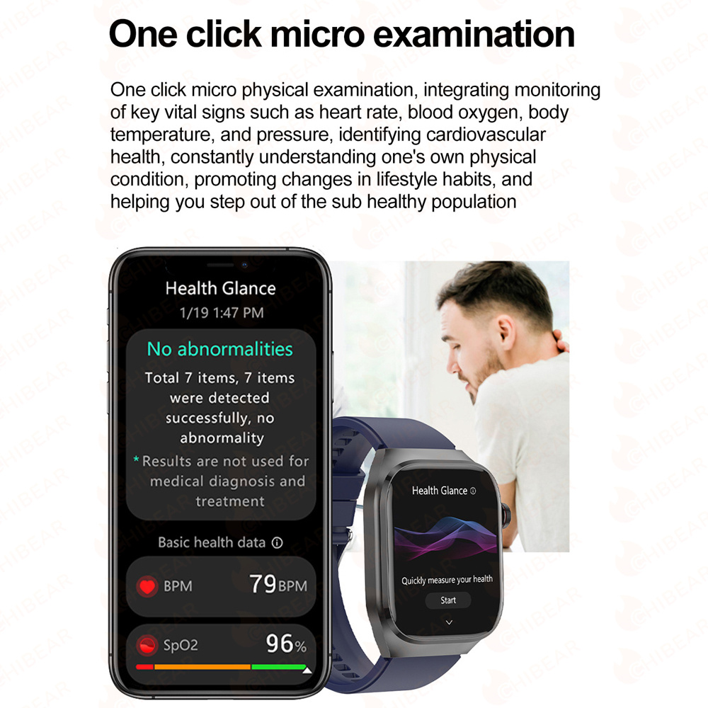 TK16 Smart Watch Men 2.04 Inch – Fall Detection Watch recenzja i cena