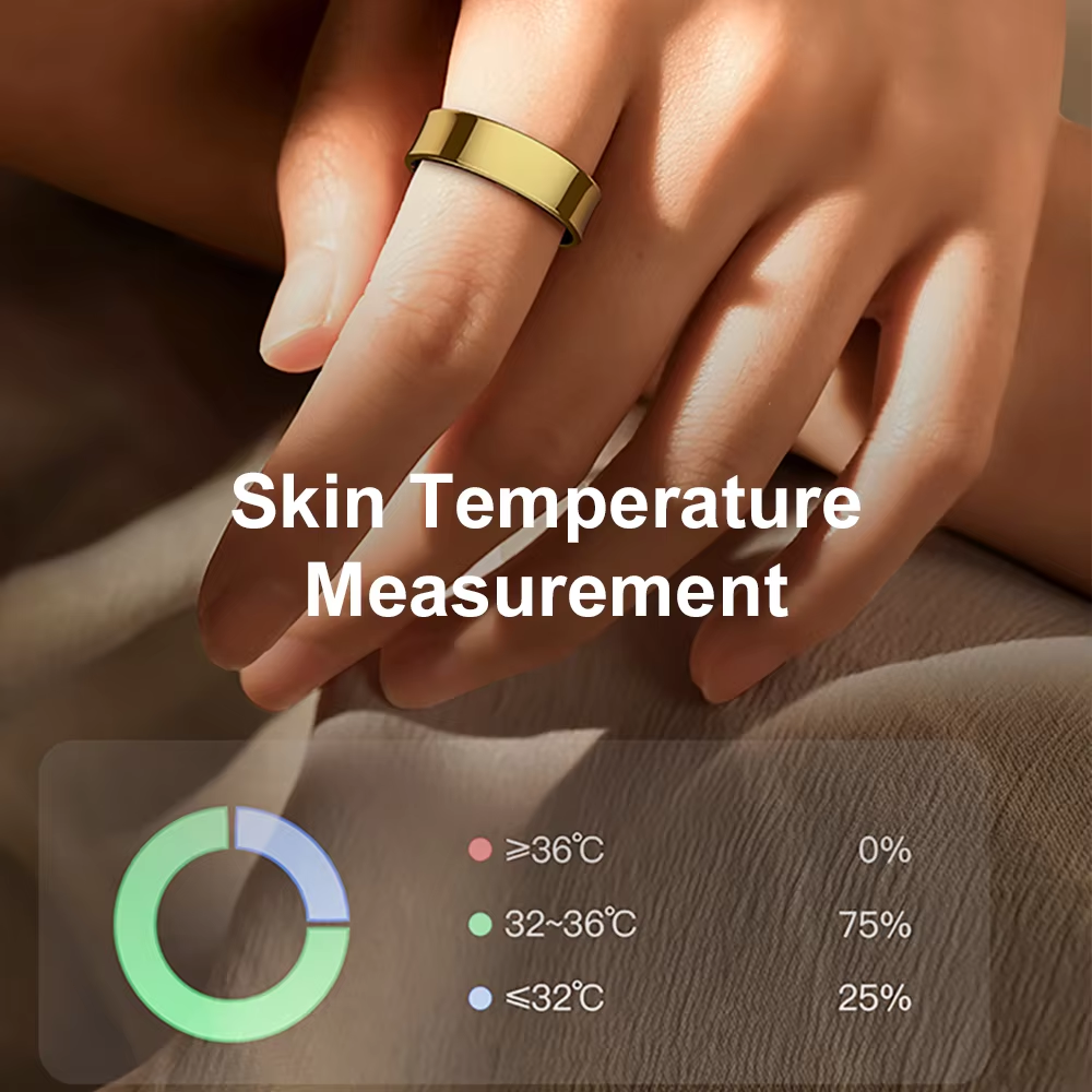 Smart Ring with Charging Case, – Temperature Ring Skin recenzja i cena
