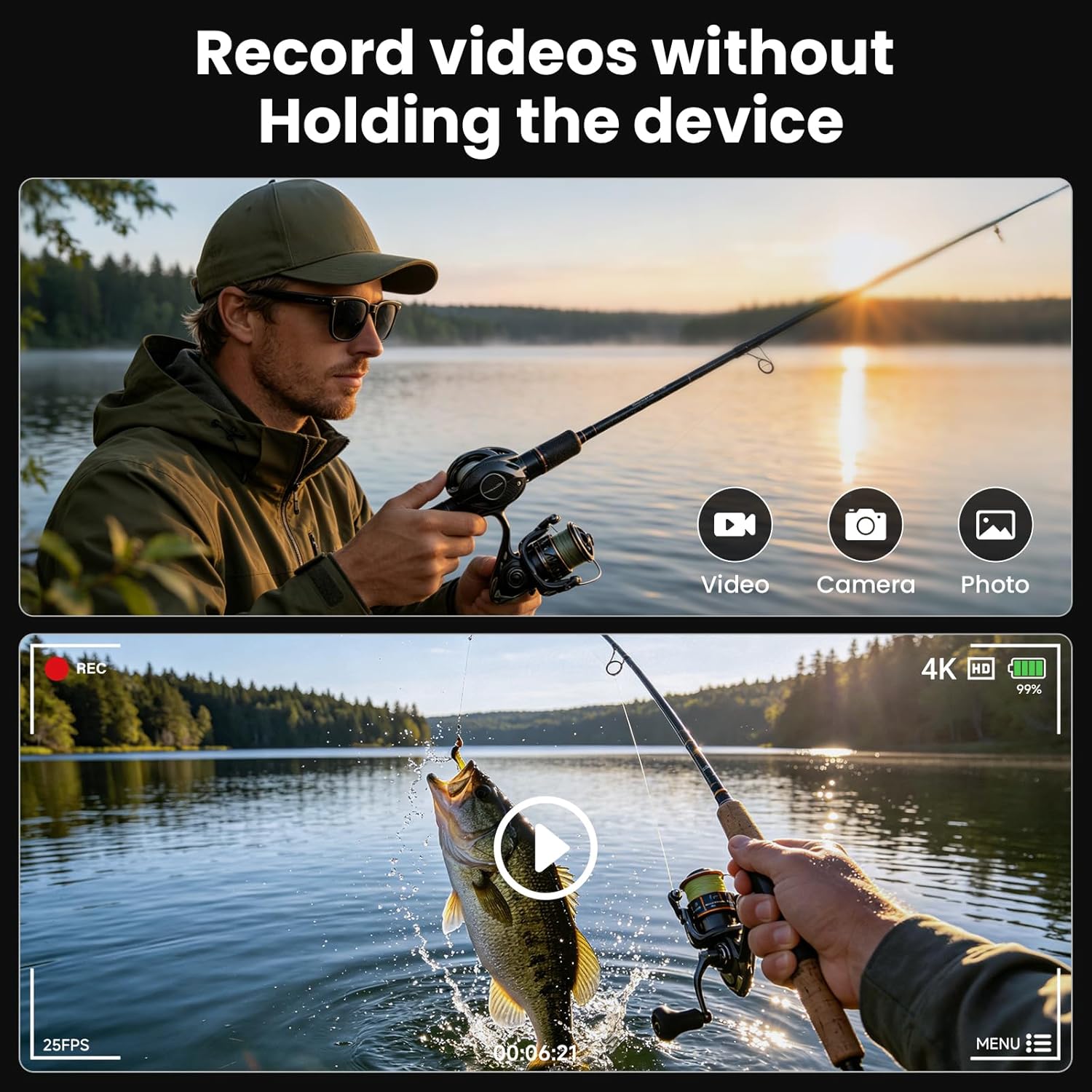 8MP Camera Smart Glasses: 4K P – Smart Glasses Lens recenzja i cena